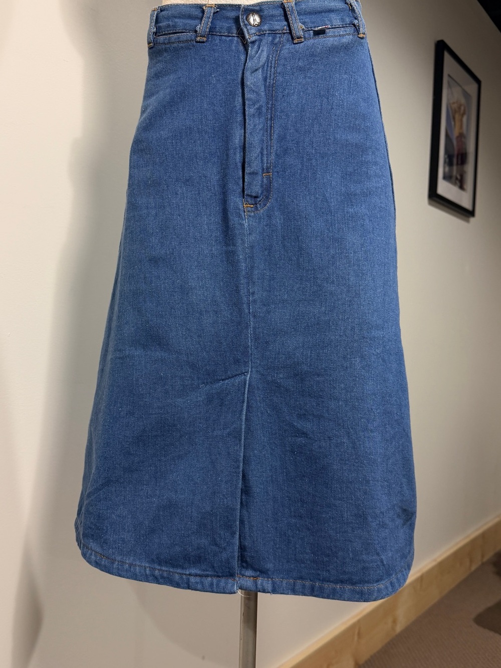 Women’s Enzo Blue Denim Jeans skirt 90s